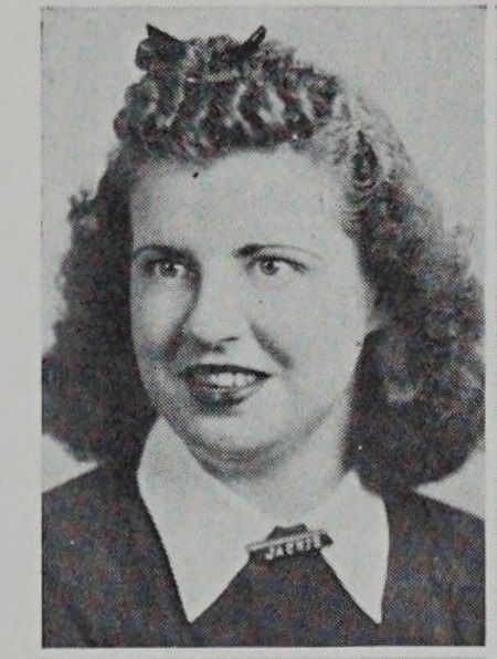 Portrait of Jacqueline Jenkins, New Bedford High School, class of 1941