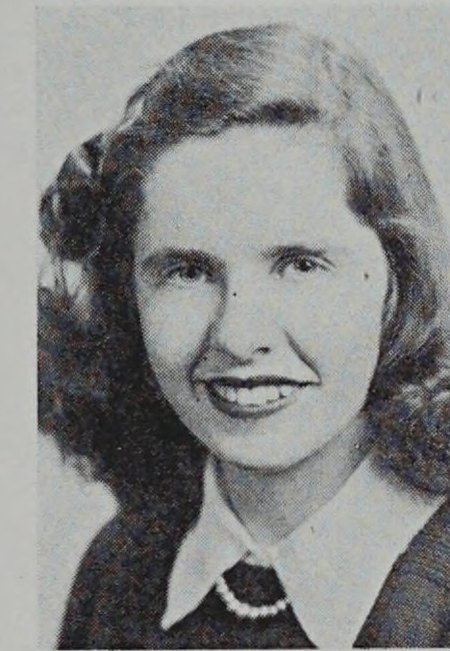 Portrait of Janet Louise Riley, New Bedford High School, class of 1941