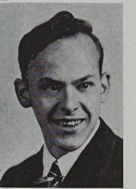 Portrait of Norman Newton, New Bedford High School, class of 1942