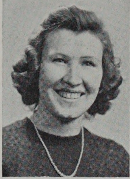Mary V. Sheerin in the 1942 New Bedford High School yearbook