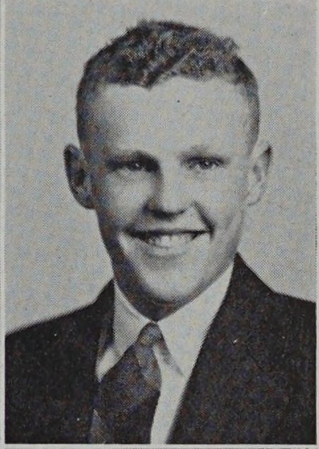 Portrait of Warren L. Harding, New Bedford High School, class of 1942
