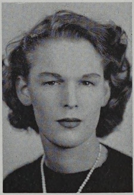 Portrait of Barbara J. Barker, New Bedford High School, class of 1943