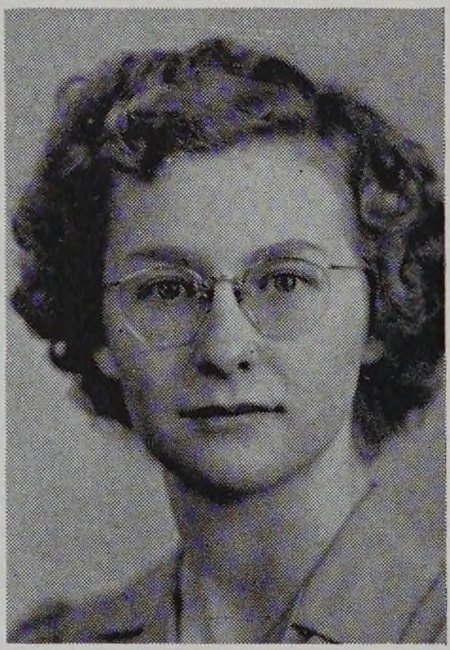 Portrait of Florence Wood, New Bedford High School, class of 1943