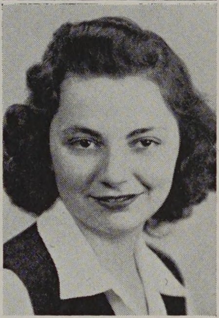 Portrait of Barbara Silva, New Bedford High School, class of 1945