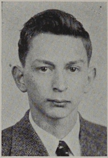 Portrait of Bernard Baron, New Bedford High School, class of 1945
