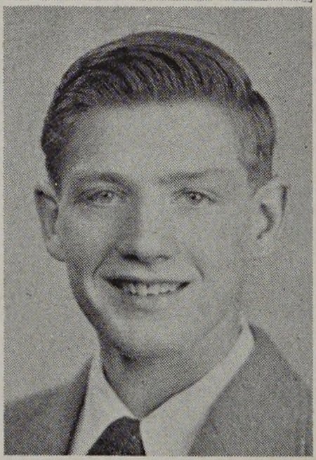 Portrait of Kenneth Hansen, New Bedford High School, class of 1945