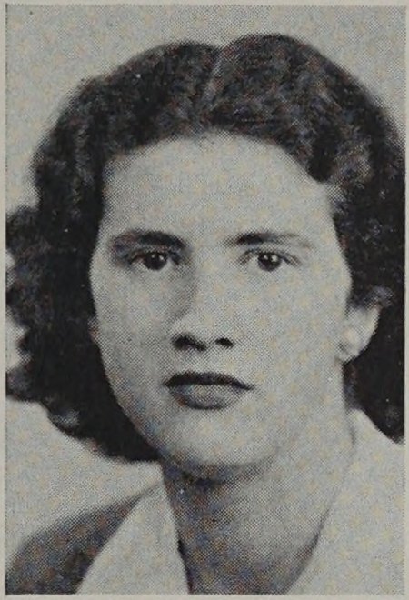 Portrait of Mildred Moore, New Bedford High School, class of 1945