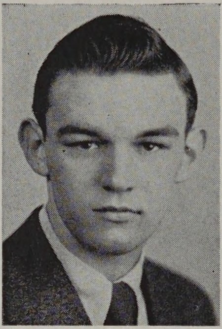 Portrait of Walter Spooner, New Bedford High School, class of 1945
