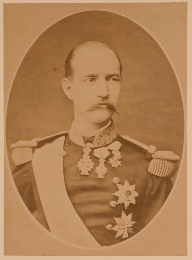 Portrait of King George, Nicholas Catsimpoolas Collection, portrait, ca. 1870–1890