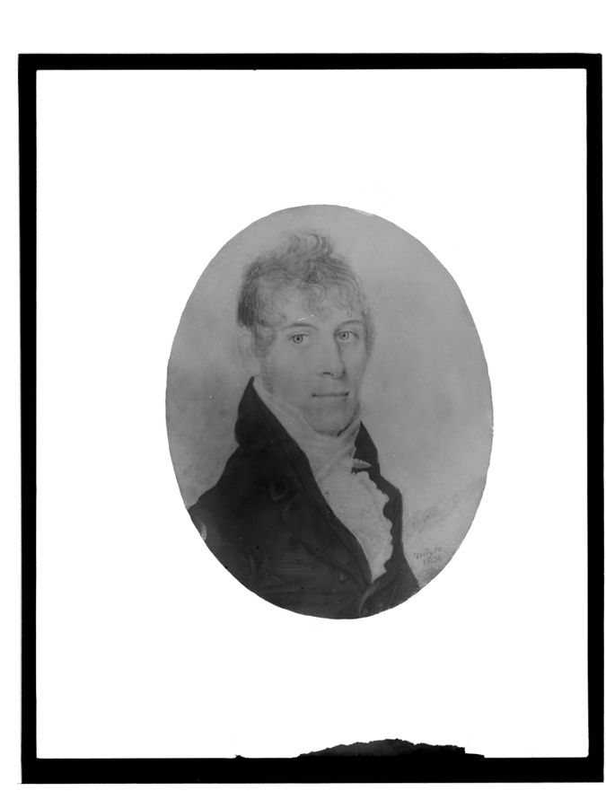 Portrait of George Nichols, Nichols Family Glass Plate Negatives, undated, portrait, 1860–1900