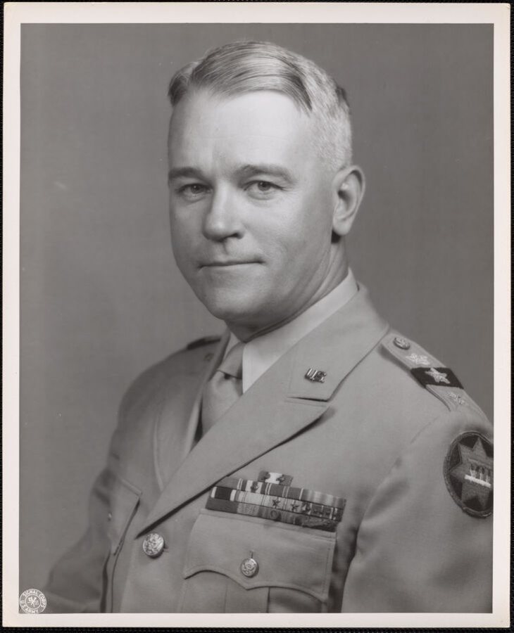 Portrait of J. Lawton Collins, World War II by Combat Photographers, portrait, August 17, 1945