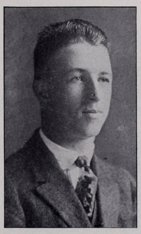 Yearbook portrait of Charles Johnson, Drury High School, class of 1917