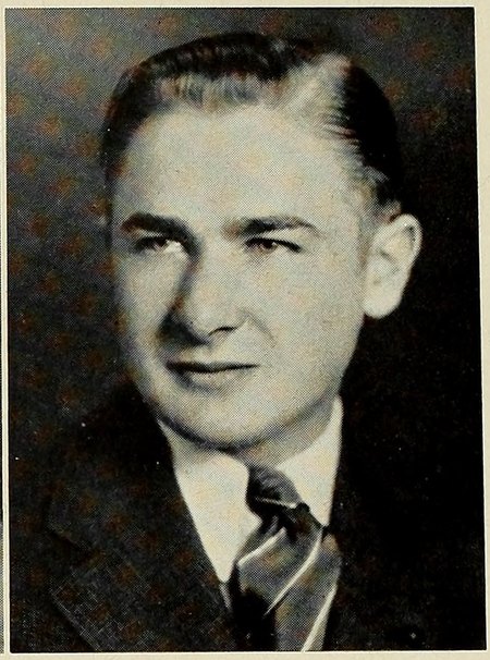 Portrait of Cameron A. Baker, New Bedford Textile School, class of 1937