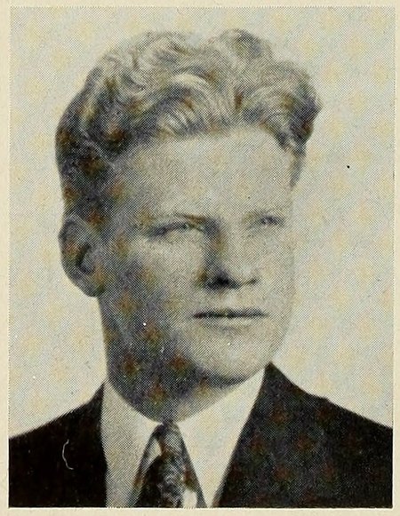 Portrait of Dexter W. Johnson, New Bedford Textile School, class of 1938