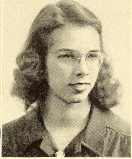Portrait of Barbara Hathaway, New Bedford Textile School, class of 1941