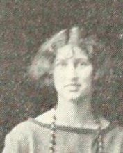 Eleanor Fayerweather in the Art Club photograph, 1923