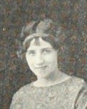 Genevieve Muldowney in the Art Club photograph, 1923