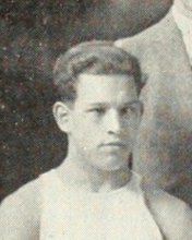 Robert J. Mercer in the Crew photograph, 1923