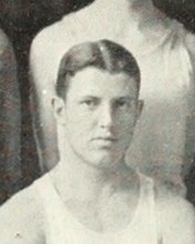 Hayden R. Tyler in the Crew photograph, 1923