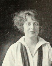 Rosalind Kelsey in the Girls Swimming Team photograph, 1923