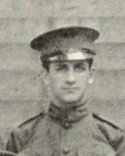 Henry Hughes in the Group Photograph photograph, 1923