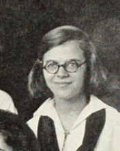 Marjorie Leatherbee in the Group Photograph photograph, 1923
