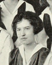 Ottilie Gaertner in the Group Photograph photograph, 1923