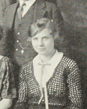 Frances Laura Small in the Group Photograph photograph, 1923