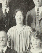 Shirley Blanchard in the Group Photograph photograph, 1923