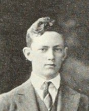 James Donovan in the Rifle Team photograph, 1923