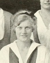 Margareta M. Centervall in the Group Photograph photograph, 1924