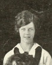 Mary H. Jerome in the Group Photograph photograph, 1924