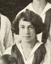 Harriet Judith Sussman in the Group Photograph photograph, 1924