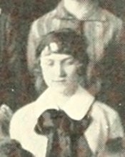 Barbara Parker Pike in the Group Photograph photograph, 1925