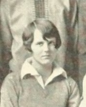 Barbara Hall in the Group Photograph photograph, 1925