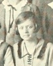Dorothy Frances Shugg in the Group Photograph photograph, 1925