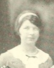Marion Elizabeth Finnerty in the Group Photograph photograph, 1925