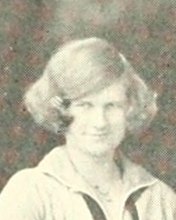 Constance Rhodes in the Group Photograph photograph, 1925