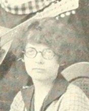 Mary Ethelwyn Roblin in the Group Photograph photograph, 1925