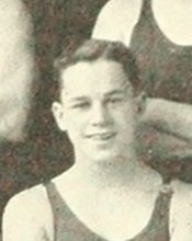 Lester Phillips in the Group Photograph photograph, 1925