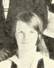 Caroline Densmore in the Girls Field Hockey photograph, 1926