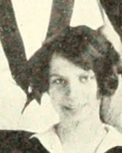 Hope Kelsey in the Girls Field Hockey photograph, 1926