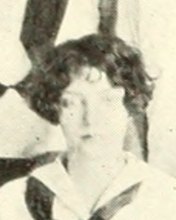 Dorothy Sanborn in the Girls Field Hockey photograph, 1926