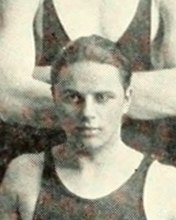 James P. Mackey Jr in the Swimming photograph, 1926