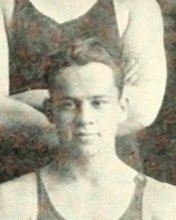 Lester Phillips in the Swimming photograph, 1926