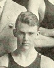 Frank Bennett in the Swimming photograph, 1926