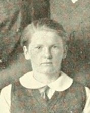 Caroline Densmore in the Girls Hockey photograph, 1927