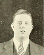 Frederick Haynes Blanchard in the Tennis Team photograph, 1927