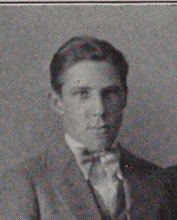 Hugh R. Farrington in the Debating Team photograph, 1929