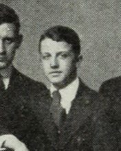 John Burr Starkweather in the Student Council photograph, 1916